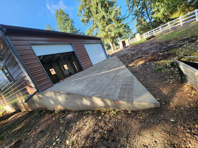Garage build, Portland, Oregon