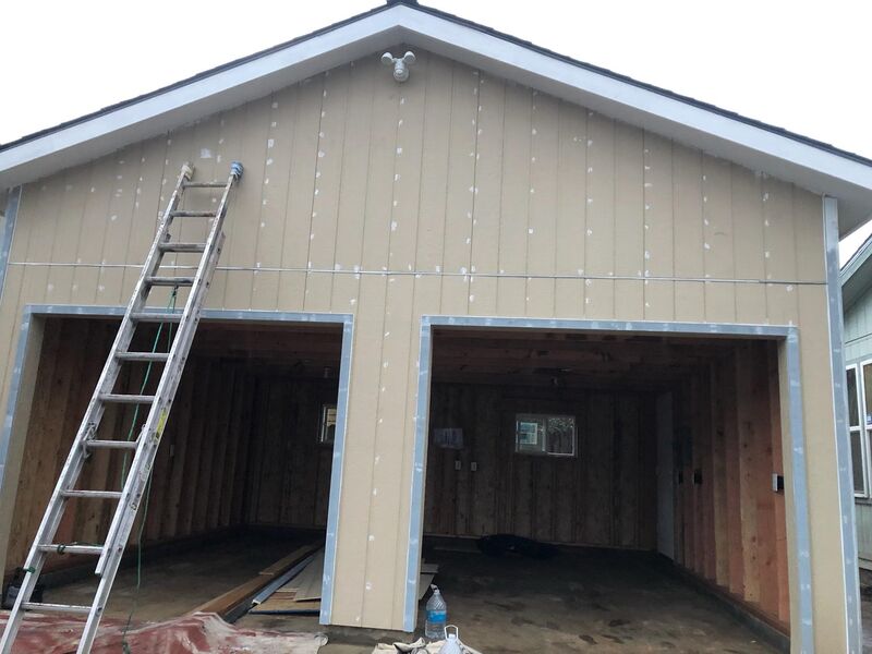 Completed garage by ArchAngel Construction Services